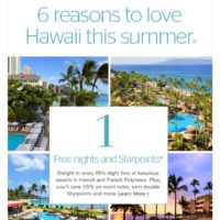 Starwood Hawaii SPG Email