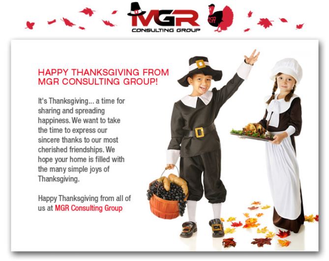MGR Thanksgiving Message