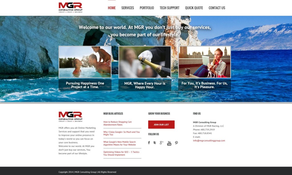 MGR Responsive Website Design