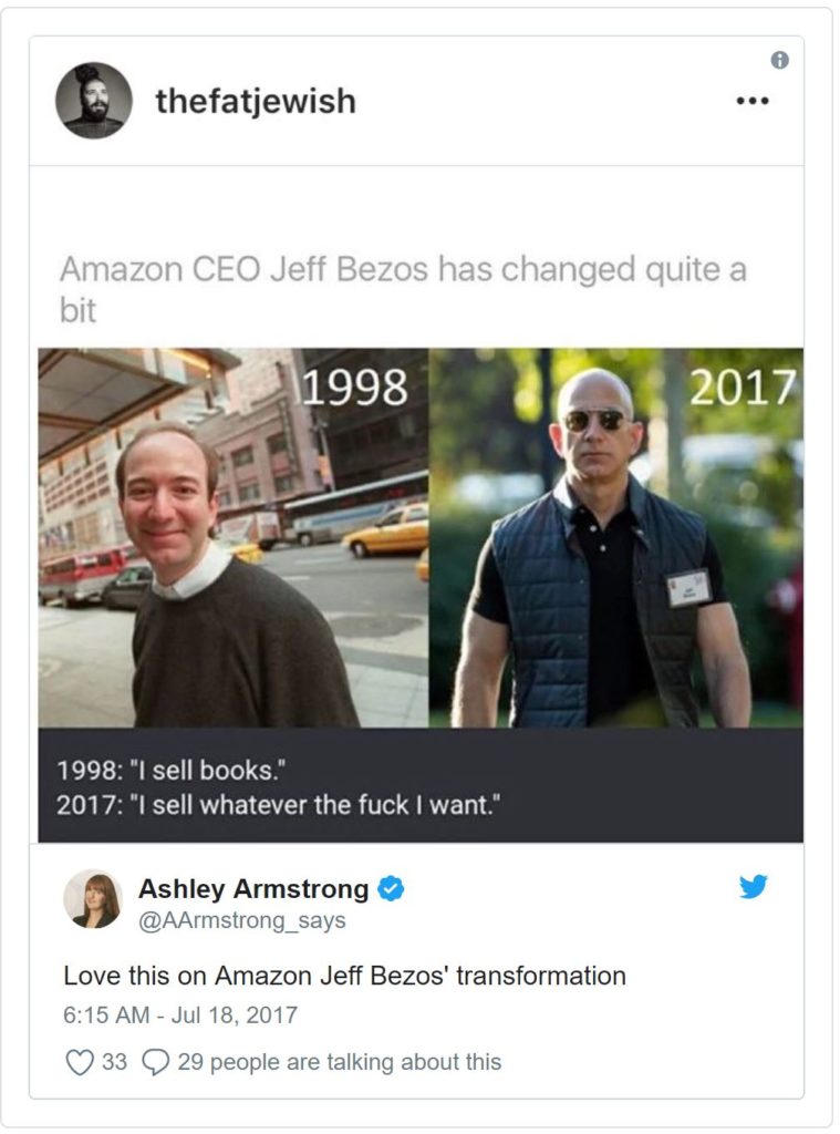 Jeff Bezos Transformation