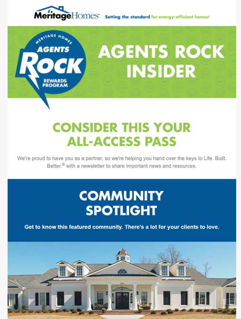 Meritage Agents Rock Newsletter